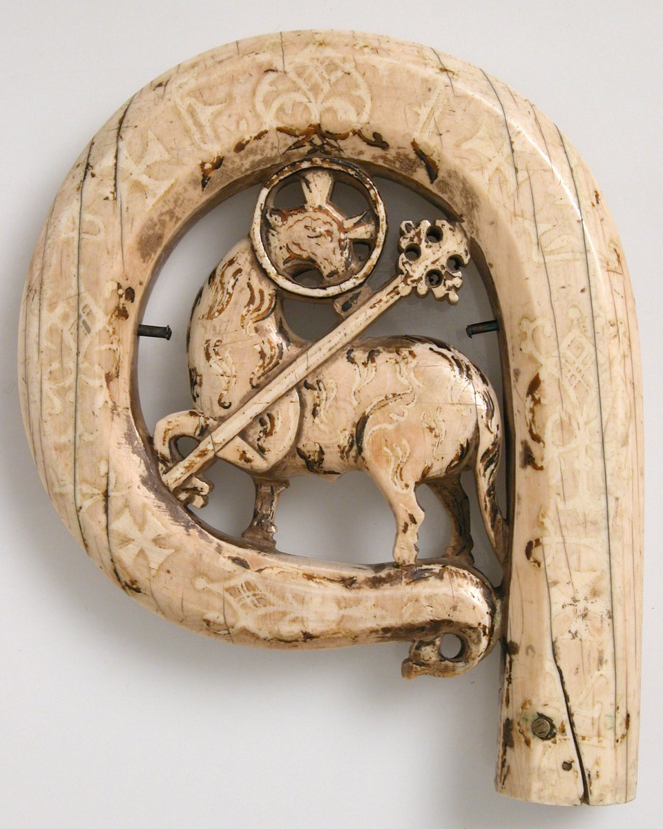 met_medievalart's tweet photo. Crozier Head with the Lamb of God https://t.co/o3iUBn4xIi