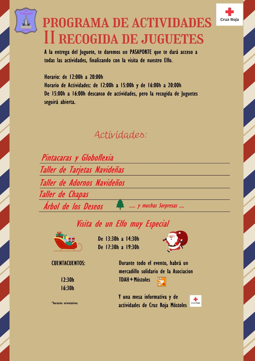 VAMOSSS que aún estáis a tiempo de colaborar en que no haya ningún niño sin su regalo. Venir a visitarnos y veréis ls de sorpresas que hemos preparado.