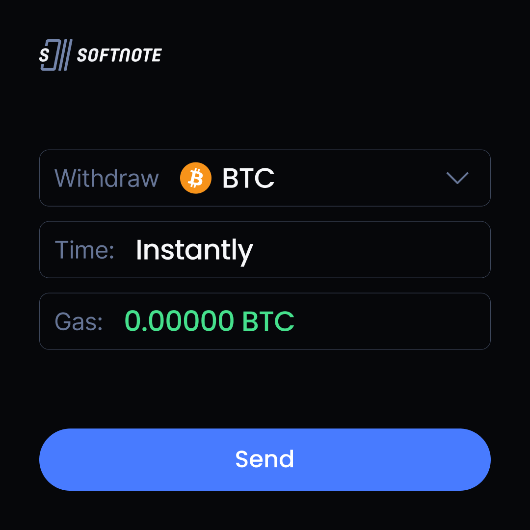 Imagine a world where you can send Bitcoin instantly and without any fees.

Tectum's SoftNote is making this a reality with its revolutionary transactionless payment system. Want to know how? Keep reading to find out.