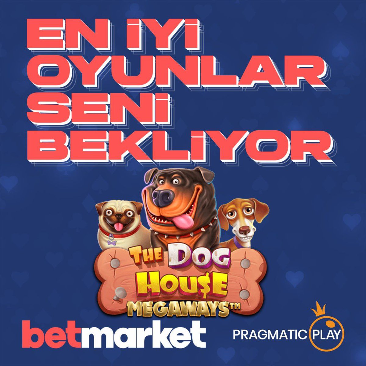 BetMarketTurkey's tweet photo. 🎰 #PragmaticPlay'in sevilen oyunu The Dog House Megaways ™ ve daha fazlası #BETMARKET'te!

🔥 En fazla kazandıran oyunlar, geniş bahis seçenekleri için BETMARKET dünyasında yerinizi alın !

Güncel giriş adresimiz için ➡️ https://t.co/w79gKOW6uG  ✅ https://t.co/3z4GML9rvM