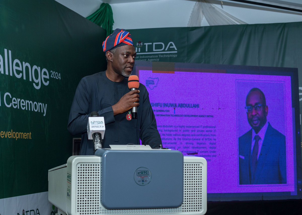 ONDINigeria's tweet photo. 🏆 Congratulations to Team Inframappers, winners of #NDIC2024!

Their groundbreaking solution tackling infrastructure challenges sets a new standard for innovation in 🇳🇬. 

Kudos to all participants for making this an unforgettable event!
#Innovation #TechForGood #DigitalNigeria2024💡✨