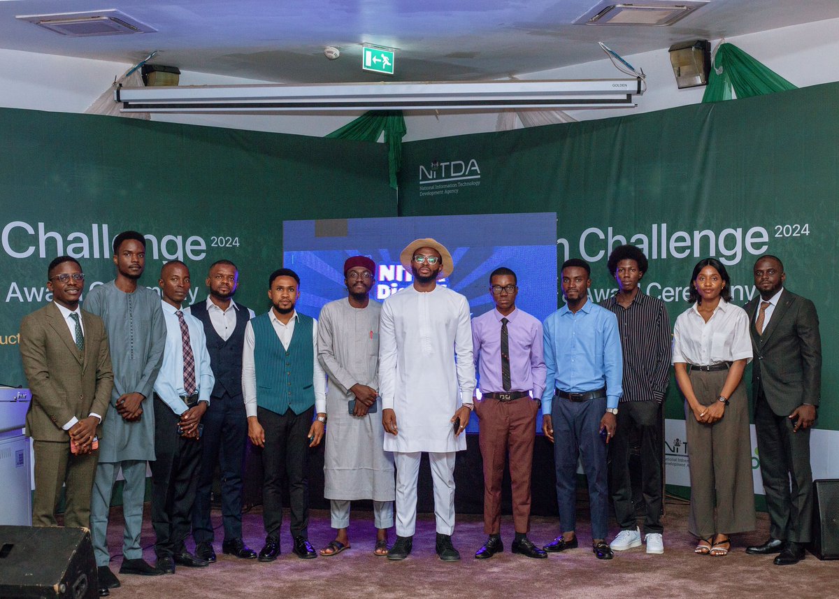 ONDINigeria's tweet photo. 🏆 Congratulations to Team Inframappers, winners of #NDIC2024!

Their groundbreaking solution tackling infrastructure challenges sets a new standard for innovation in 🇳🇬. 

Kudos to all participants for making this an unforgettable event!
#Innovation #TechForGood #DigitalNigeria2024💡✨