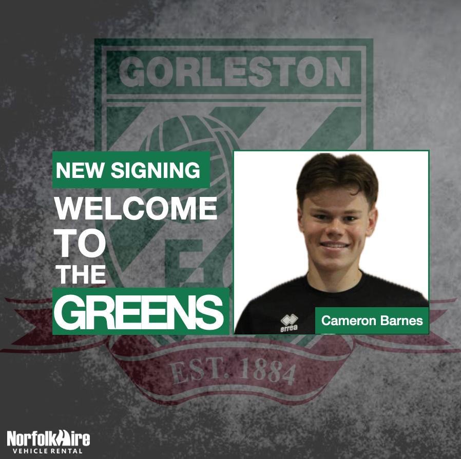 Welcome back to the Greens...Cameron Barnes