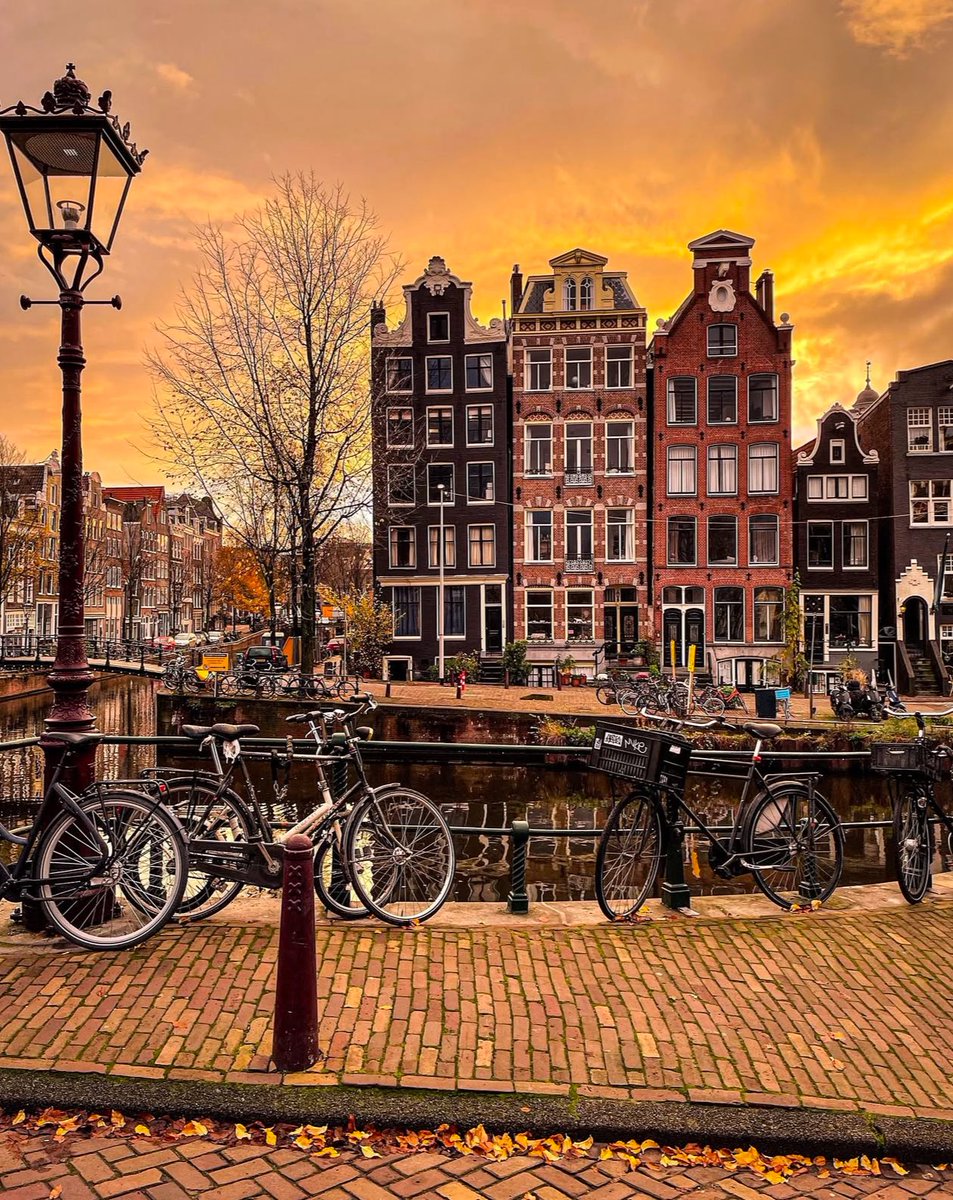Sunset in Amsterdam