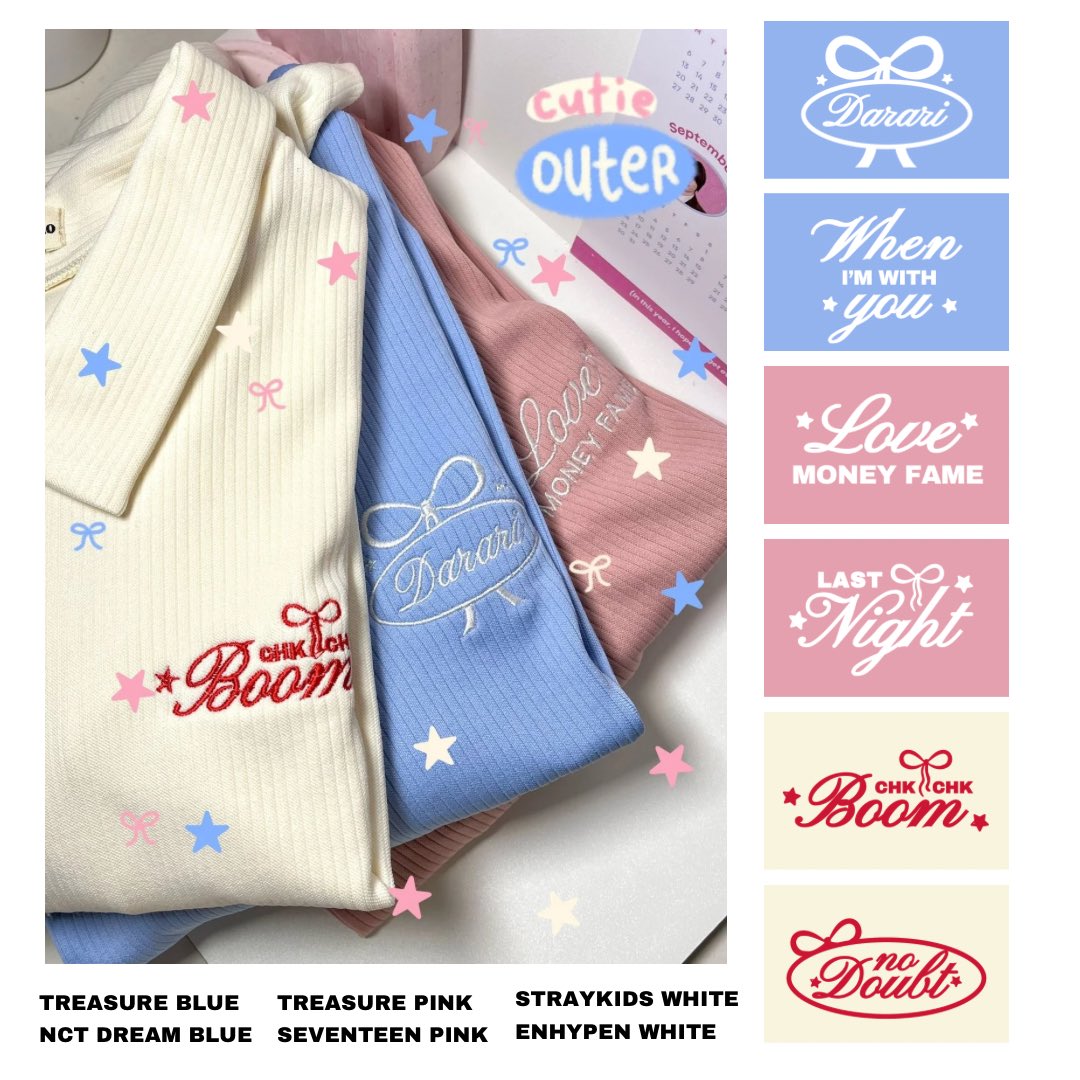 urilo_studio's tweet photo. GIVEAWAY TIME 🛼🕊️🥨
FREE CUTIE OUTER FOR WINNER
rules :
🍮 rt &amp; like tweet ini
🍮 rt &amp; like tweet yang di qrt
🍮 comment mau grup apa
end tba;

good luck .☘︎ ݁˖ https://t.co/Vsfg5I86kL