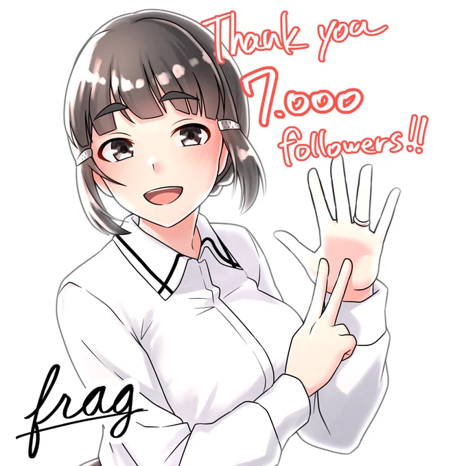 フォロワー7000人、ありがとうございます!!自分の絵を見てくれる方々がいることが本当に励みになってます!!いつも見てくれてる方、新たにフォローしてくれた方、これからもどうぞ宜しくお願い致します…!! 