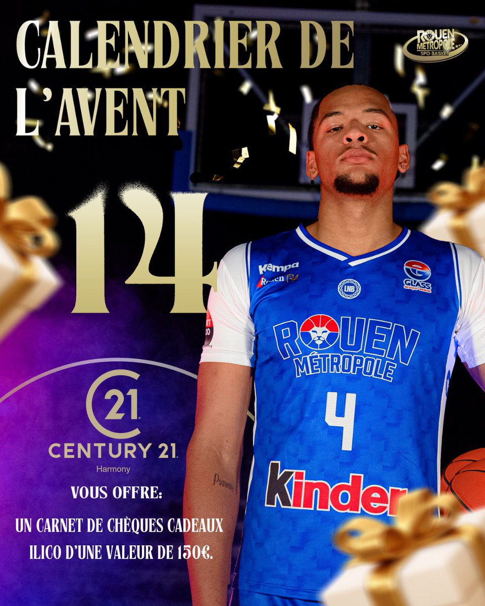 RouenMBasket's tweet photo. C'est le 14 décembre 🗓🎅

🎁🔗Aujourd'hui c'est Century 21 qui vous offre un cadeau, plus d'info ici : https://t.co/mVfUcltanf

👍Like
🔁Partage
🧡Follow le RMB
💬Et répond à la question avec le hashtag #AventRMB :

Le RMB est sur une série de combien de victoires❓ https://t.co/ZFRztXzrBU