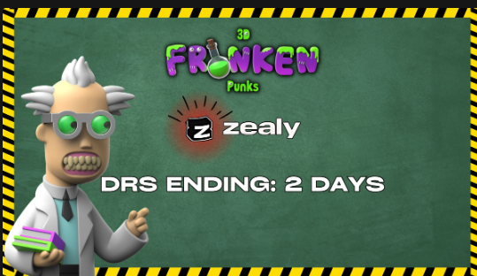 Lblaeyz21's tweet photo. the @3dFrankenPunks DRS marathon is ending ...

its not over you , nfts are back so is  DR ETHVIL 

snap a franken from the market and join us 
#3dfp #3dfrankenpunks https://t.co/ZnM9KZveL2