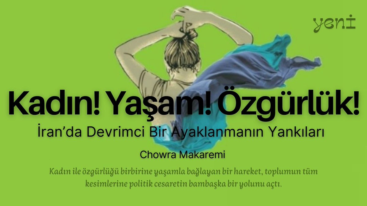 Otonom Yayıncılık (@otonomyayin) on Twitter photo ✏️"İranlı kadınların isyan eylemleri stratejik bir nitelik taşıyor. Müjdelenen radikal kopuşun tam koordinatlarını veriyor."
<a href="/chowmak/">Chowra Makaremi</a>
#yenikitap
shopier.com/ShowProductNew… ✏️"İranlı kadınların isyan eylemleri stratejik bir nitelik taşıyor. Müjdelenen radikal kopuşun tam koordinatlarını veriyor."
<a href="/chowmak/">Chowra Makaremi</a>
#yenikitap
shopier.com/ShowProductNew…
