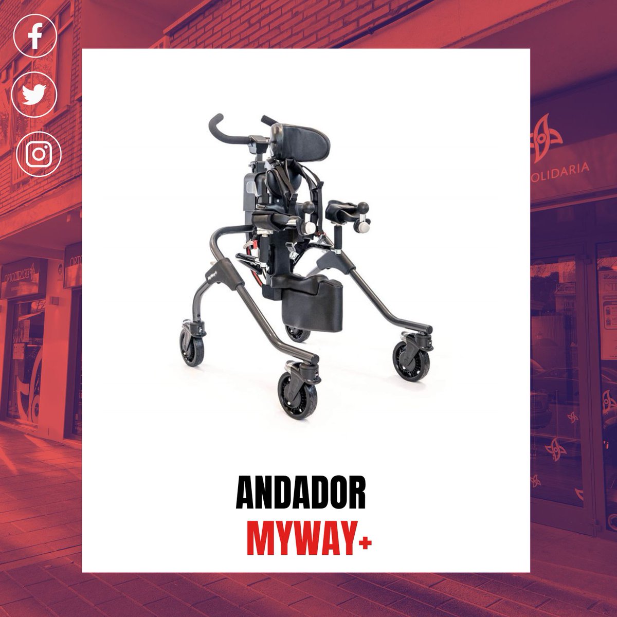 ORTONIPACE's tweet image. El MyWay+ de Leckey es el aliado perfecto para la movilidad activa de niños y jóvenes. 🌟 Con soporte ergonómico y ruedas multidireccionales, fomenta independencia y confianza. Descubre cómo transformar vidas con este andador. 💪✨ #MovilidadActiva #Inclusión