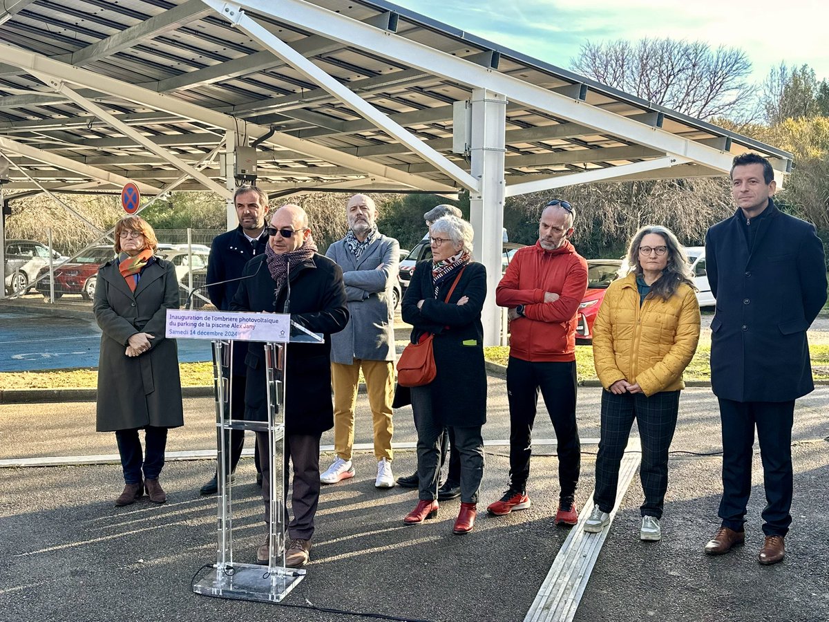 CHAMPAY Stéphane (@stephanechampay) on Twitter photo Inauguration de l’ombrière photovoltaïque du parking de la piscine Alex JANY à <a href="/VilleDeJacou/">Ville De Jacou</a> pour la production d’une énergie décarbonée au service d’un équipement public majeur où nos enfants apprennent à nager <a href="/MDelafosse/">Michaël Delafosse</a> Inauguration de l’ombrière photovoltaïque du parking de la piscine Alex JANY à <a href="/VilleDeJacou/">Ville De Jacou</a> pour la production d’une énergie décarbonée au service d’un équipement public majeur où nos enfants apprennent à nager <a href="/MDelafosse/">Michaël Delafosse</a>