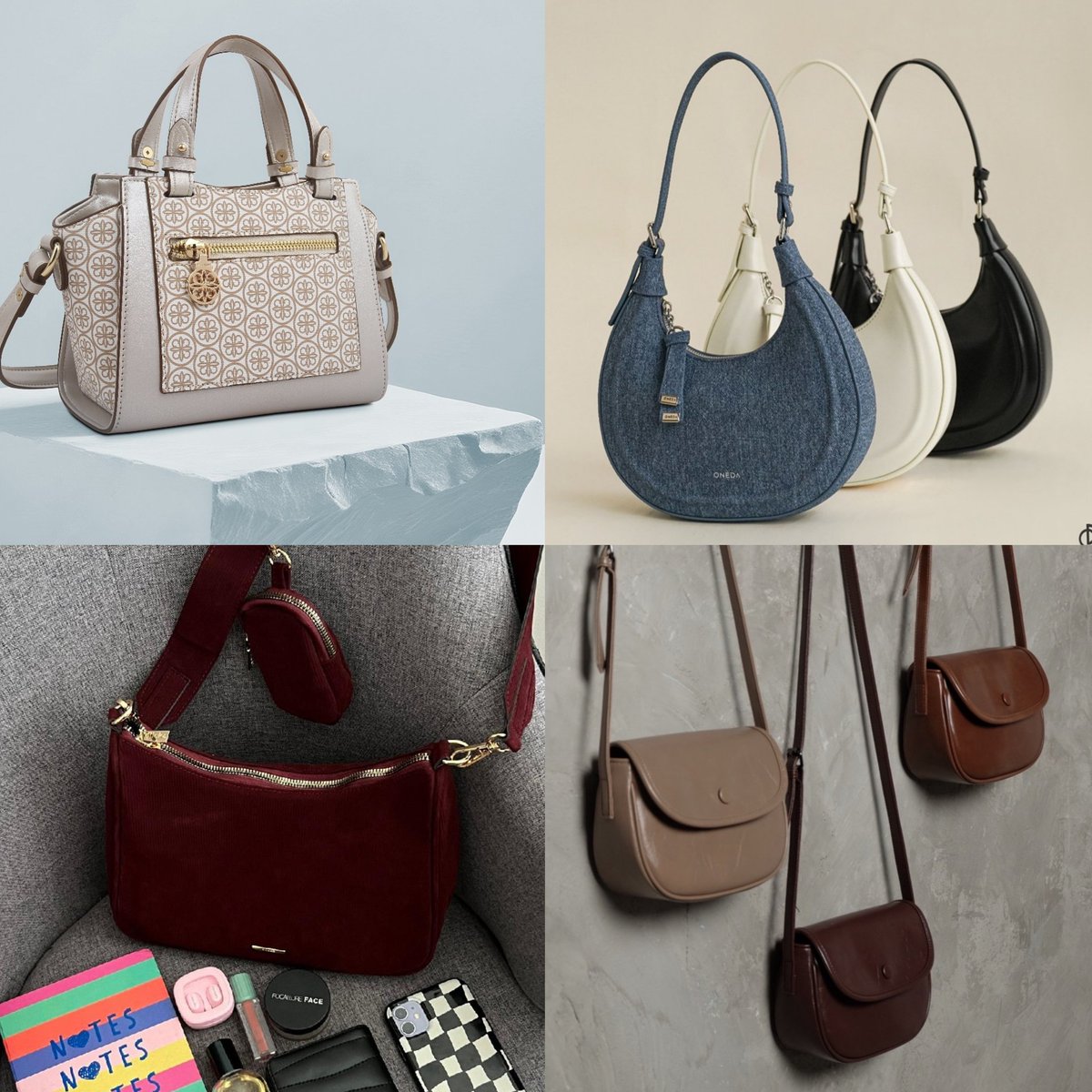 Karena lagi ramai bahas tas yang ternyata banyak dari brand ch*na, aku mau spill beberapa brand lokal yang punya koleksi tas ngga kalah bagus, mulai dari harga under 100 rb👍🏻✨