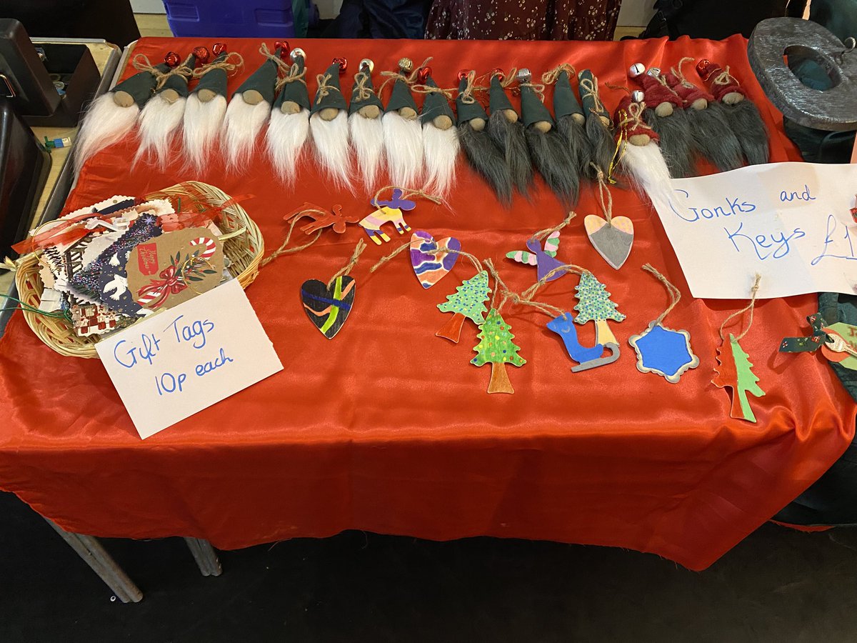 Our Youth SVP made craft items to sell at the inclusion Christmas Fair yesterday!