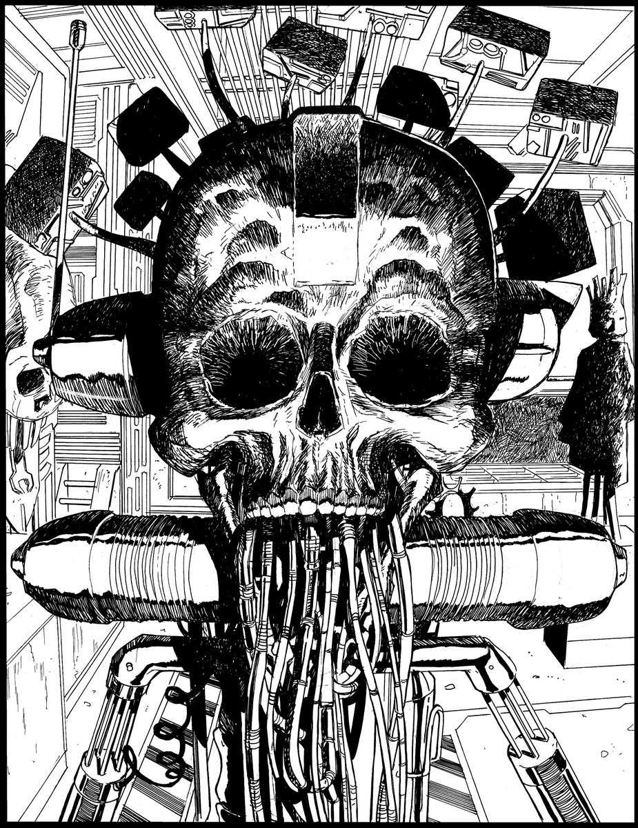 marcofodera's tweet photo. #MagneticPress #BlackBoxChronicles #horriblefuture #comics story: Mark Schey & Chris Northrop, my lineart. Colors: Flavio Dispenza https://t.co/HpgrQZLoK3