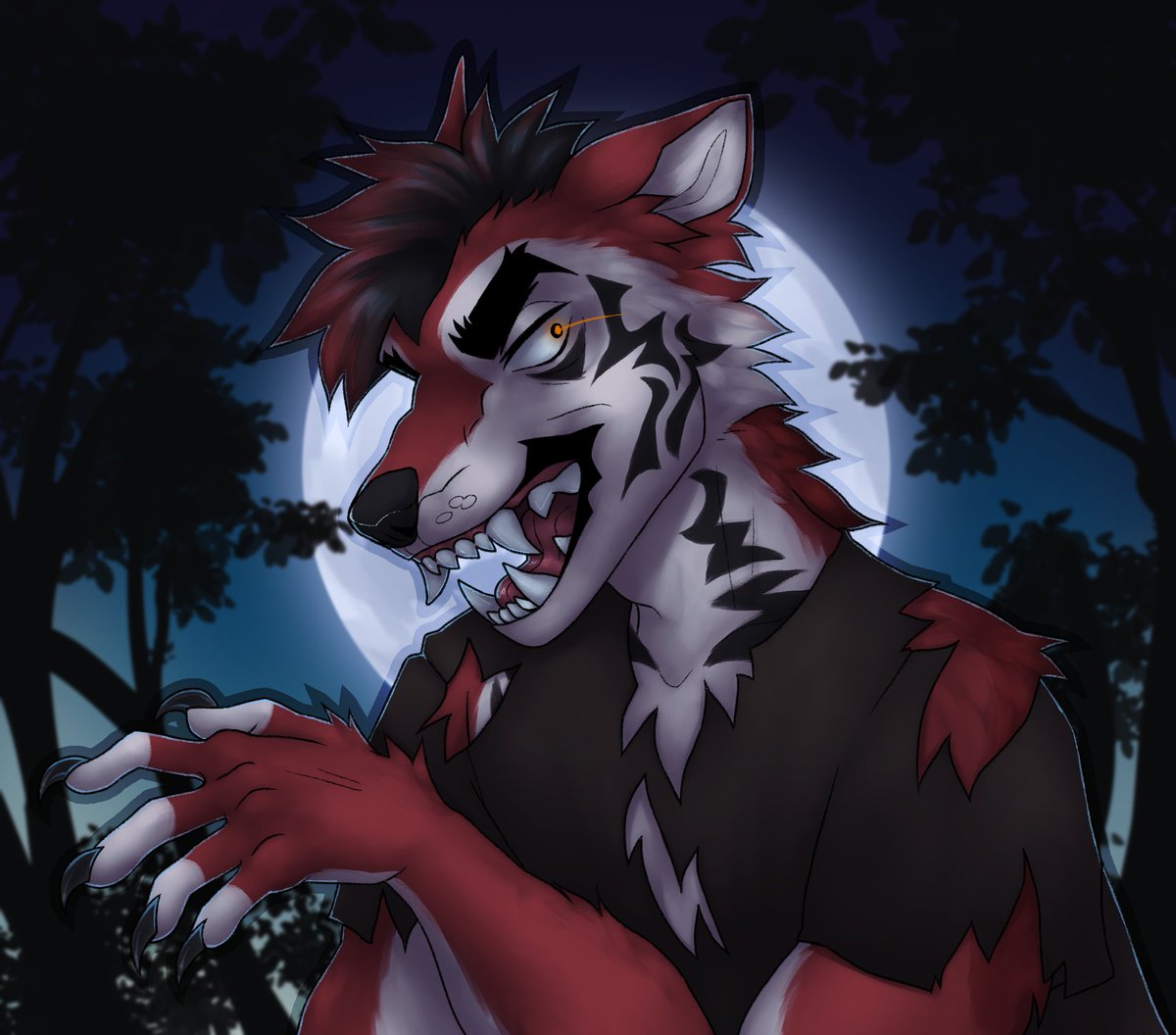 _fenrir_666's tweet image. werewolf @aussieaimaro as a late halloweener
this is probably my favorite piece so reposts are greatly appreciated :)) 馃惡馃惡
