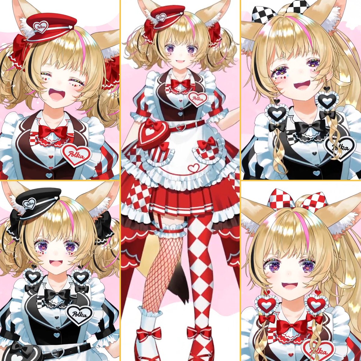 Polka new maid outfit! 
#尾丸ポルカ2024新衣装