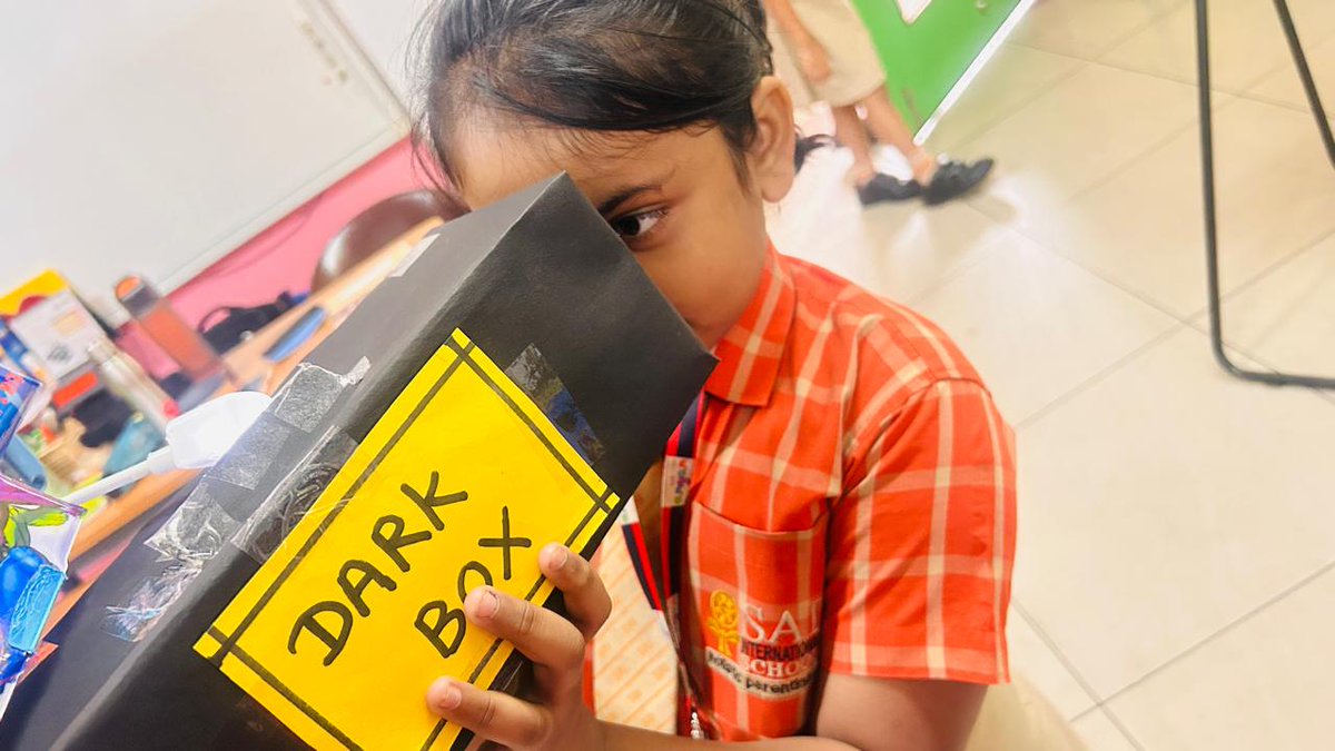 SAI_Edu_In's tweet image. On December 13, 2024, Class-I SAIoneers embarked on an exciting exploration of light and its sources through a hands-on activity using a dark box and various objects.
#CambridgeLearning #SAIAngan