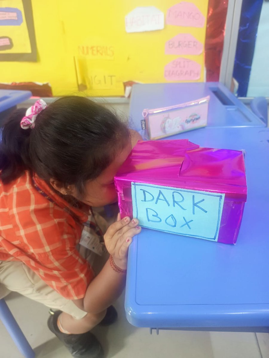 SAI_Edu_In's tweet image. On December 13, 2024, Class-I SAIoneers embarked on an exciting exploration of light and its sources through a hands-on activity using a dark box and various objects.
#CambridgeLearning #SAIAngan