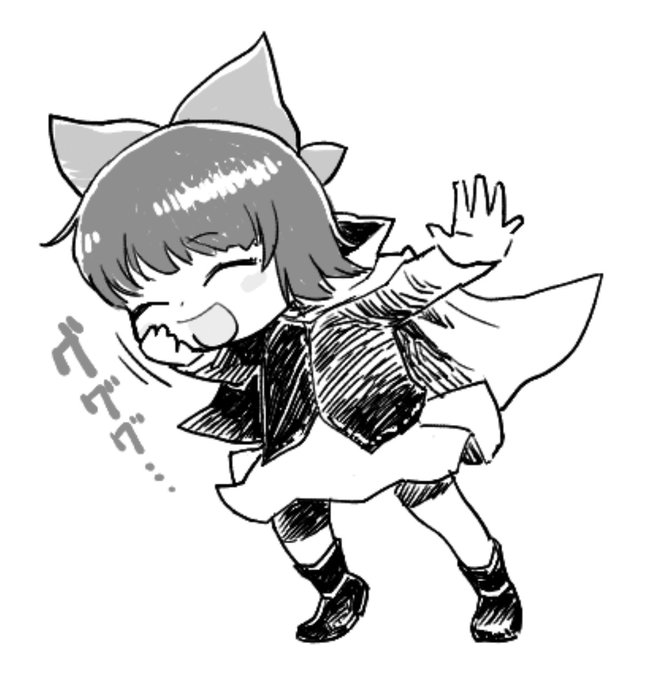 砲丸投げ蛮奇ちゃんお絵かき 