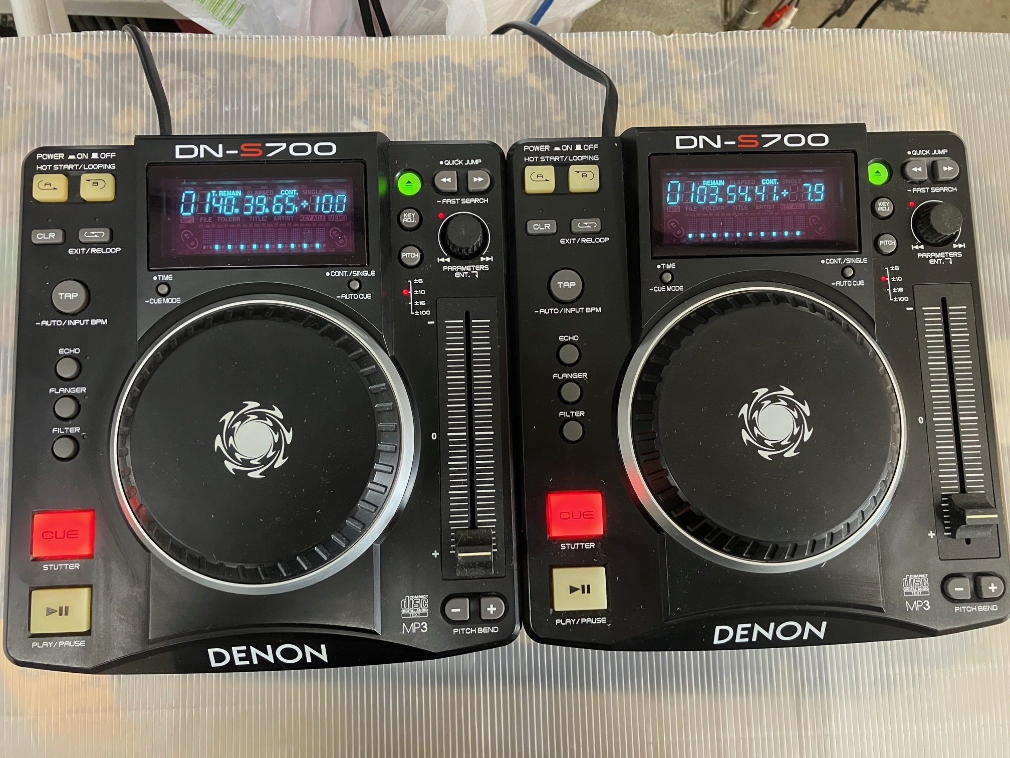 DENON DN-3700用デッキセーバー　2個セット DENON DN-3700用デッキセーバー 2個セット Denon DJ DNS3700