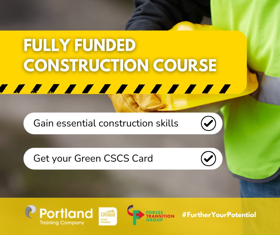 PortlandTrainCo's tweet image. Looking to kickstart your career in construction?

Gain the skills you need to excel in the construction industry and earn your Green CSCS card upon completing the course!

Click the link below to get started 👇

bit.ly/3Q94vHx 

#greencscscard #constructioncourse