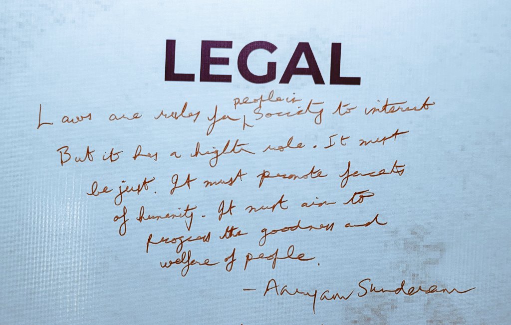 Shri C. A. Sundaram, <a href="/Aryama_Sundaram/">Aryama Sundaram</a>, walking through the #exhibition exploring the wisdom of H.H Spiritual Sovereign Yugbhushansuriji carved out in words on "Aarya Parampara : The Concept of #Sovereignty". He expressed his views....

#JainacharyaOnWorldOrder