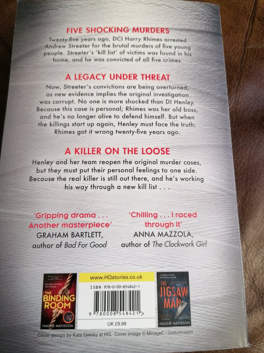 EastHullPete's tweet photo. Some #Bookpost thanks to @HQstories for a copy of #TheKillList by Nadine Matheson book 3 in the DI Henley series https://t.co/2UR59TvmiB