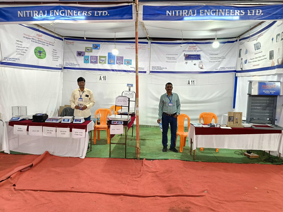 Phoenix_Nitiraj's tweet image. Exhibition season!
Visit our booth and get a demo of all our new products!

#phoenix #nitirajengineersltd #exhibition