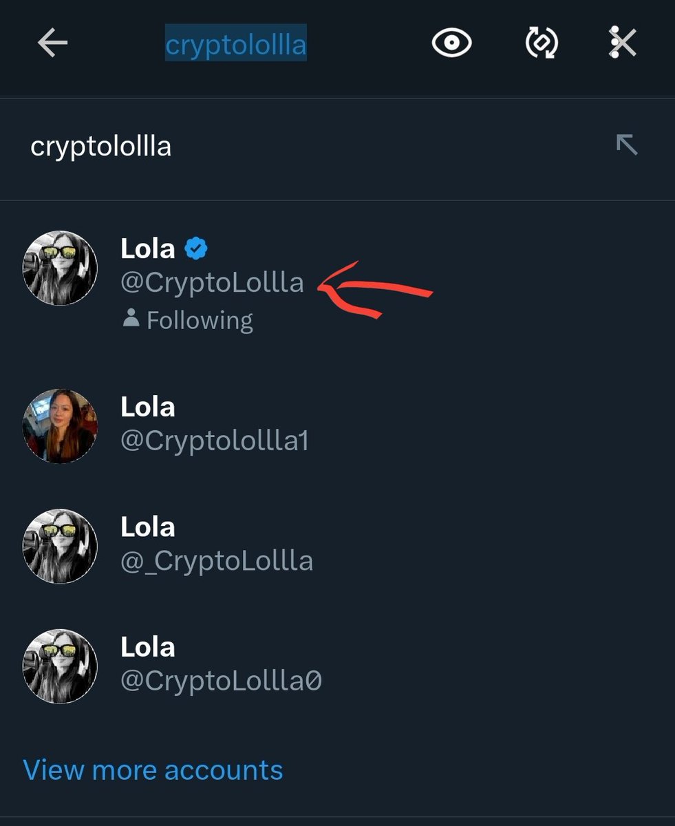 #ScamAlert

Genuine acc <a href="/CryptoLollla/">Lola</a> has been banned - one of the key contributors of the #SHIB community.
Be aware of whom you follow as new profiles based on the same name are on the rise to give misinformation/ scam people around SHIB ecosystems. Are you following a #scammer?