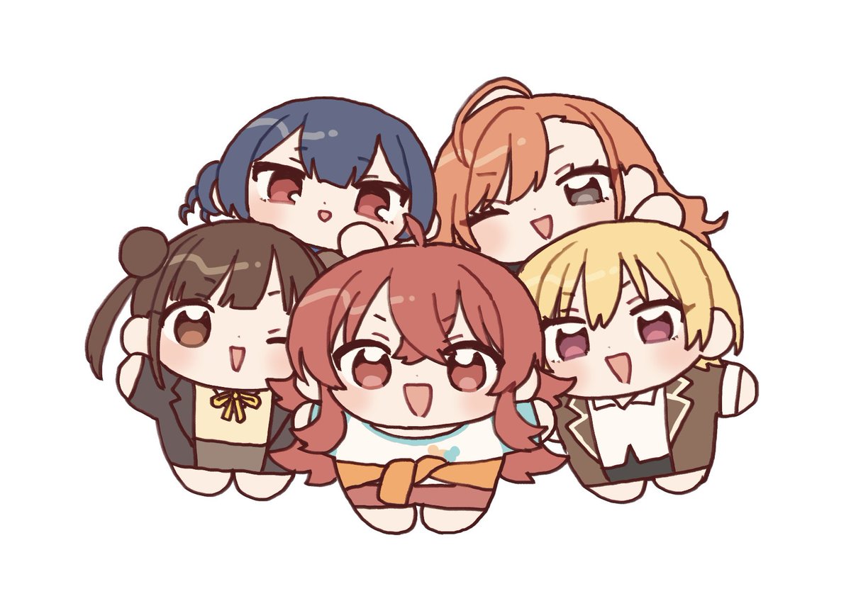 有栖川夏葉 ,小宮果穂 ,杜野凛世 ,西城樹里 ,園田智代子 「」|ちよこのイラスト