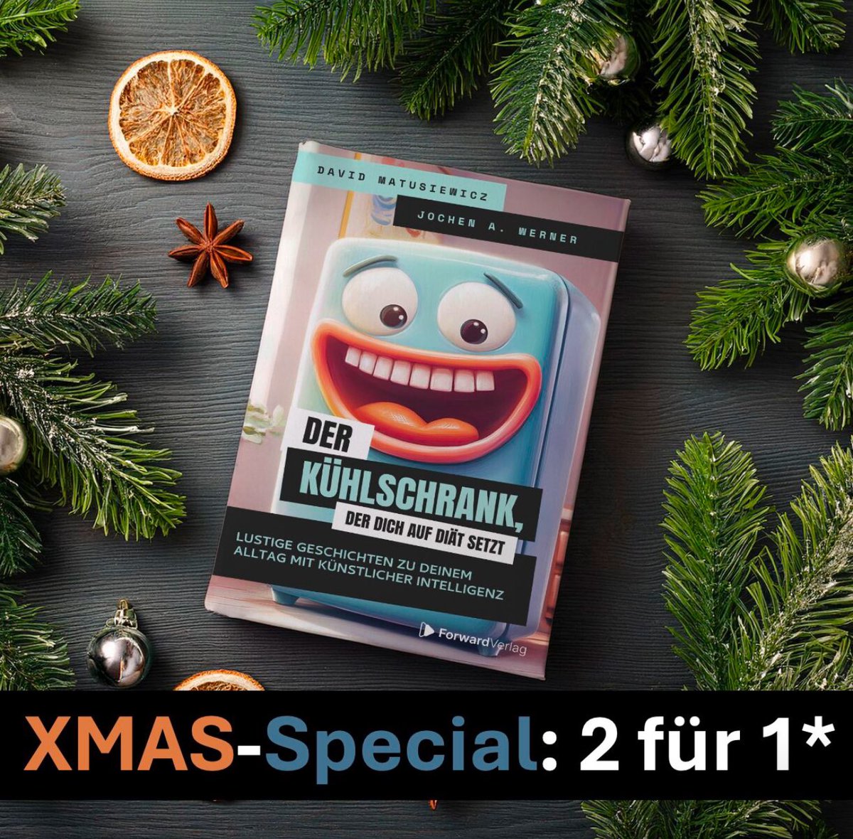 In 10 Tagen in Heiligabend. Noch kein Geschenk? Dann habe ich was für euch. Ihr kauft 1 Buch von uns und bekommt ein zweites gratis. Wir das geht? Hier: linkedin.com/posts/profdavi…