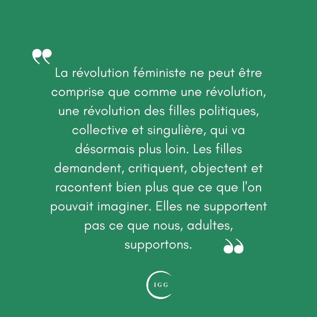 Institut du Genre en Géopolitique tweet media