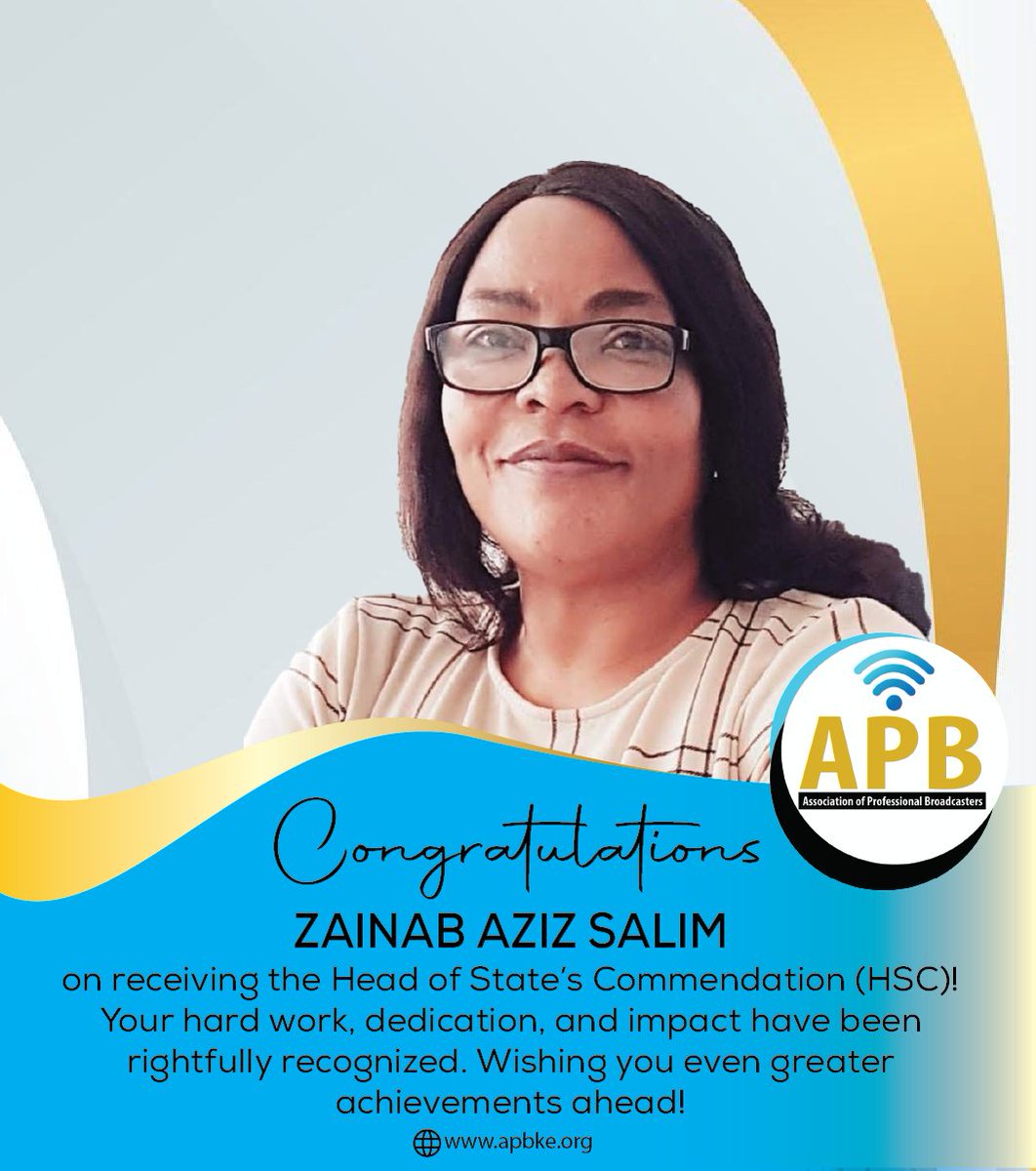 ASSOCIATION OF PROFESSIONAL BROADCASTERS-KE tweet media