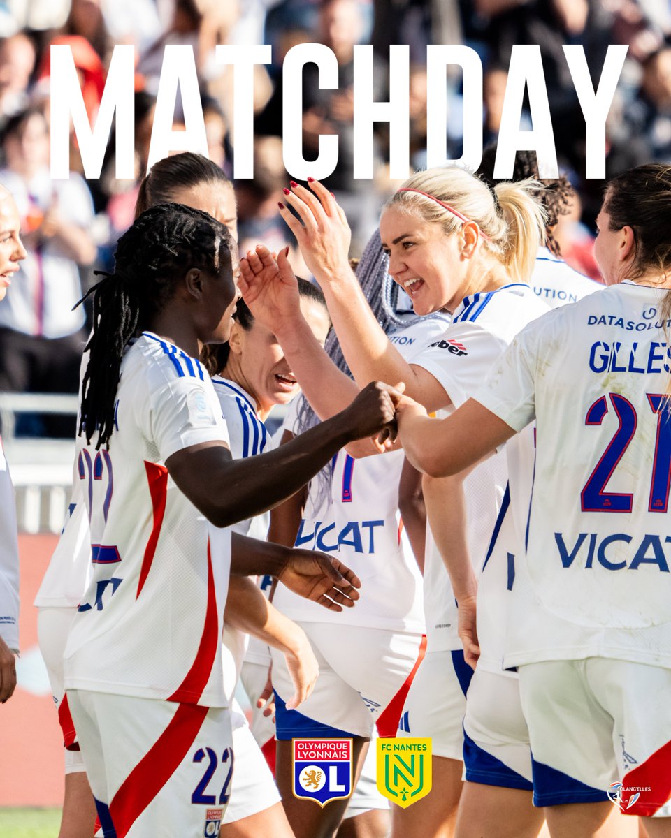OLAngElles's tweet photo. 𝗔𝗿𝗸𝗲𝗺𝗮 𝗣𝗿𝗲𝗺𝗶𝗲𝗿𝗲 𝗟𝗶𝗴𝘂𝗲 

           Journée 11 

@OLfeminin - @FCN_Feminines

🏟 #GOLTC 
📺 Canal+Foot 
🕘 21h00 

#ArkemaPL 
#OLFeminin 
#OLympiqueLyonnais https://t.co/FFzMBZA7Ig