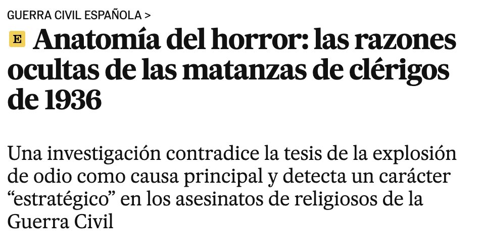 Ángel Munárriz (@angel_munarriz) on Twitter photo Los porqués de lo inexplicable.
Sobre un trabajo de <a href="/aguilarpaloma1/">Paloma Aguilar</a>, Ignacio Sánchez-Cuenca, <a href="/frvillamil/">Fran Villamil</a> y <a href="/FdelaCues/">Fernando De la Cuesta</a>
elpais.com/ideas/2024-12-… <a href="/el_pais/">EL PAÍS</a>
(nota para algún posible escaso de comprensión lectora: tratar de entender no es justificar) Los porqués de lo inexplicable.
Sobre un trabajo de <a href="/aguilarpaloma1/">Paloma Aguilar</a>, Ignacio Sánchez-Cuenca, <a href="/frvillamil/">Fran Villamil</a> y <a href="/FdelaCues/">Fernando De la Cuesta</a>
elpais.com/ideas/2024-12-… <a href="/el_pais/">EL PAÍS</a>
(nota para algún posible escaso de comprensión lectora: tratar de entender no es justificar)