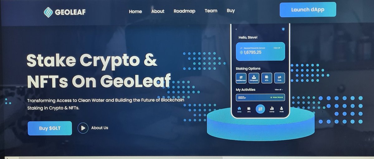 GeoLeafToken's tweet photo. Happy weekend 😀
Update on #GeoLeaf upgrade
Our new website went live this week https://t.co/wT8a0vmbGB 
We are currently testing the updated contract 
New tokenomics will include 2% rewards in #XRP 
Multi Asset staking platform is progressing
We are Building Leafers
#GeoLeaf https://t.co/T2l3InQQJ5