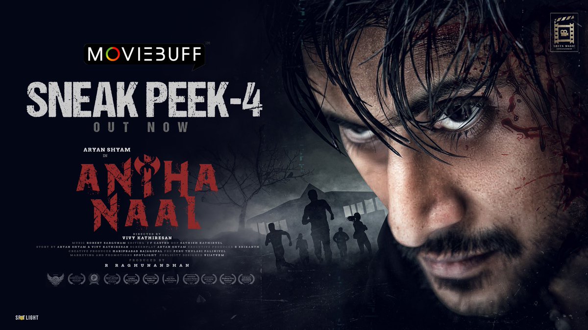 Step into a night of suspense. #AnthaNaal sneak peek out now 

Link- youtu.be/S8sVoUbt5Lk

@greenmagic_ent  @aryanshyam_1 <a href="/aadhya_prasad/">Aadhya Prasad</a> <a href="/leemababu/">leema babu</a> <a href="/director_vivekk/">K Vivek</a> <a href="/jfc_castro/">JFC CASTRO</a> @immanannachi <a href="/robert_sargunam/">Robert Sargunam</a> @kishorerajkumar @rajnkpk <a href="/srika_official/">srikanth</a> <a href="/HariPrasad4091/">hariprasad rajagopal</a>
<a href="/vijayvxm/">Vijayvxm</a>