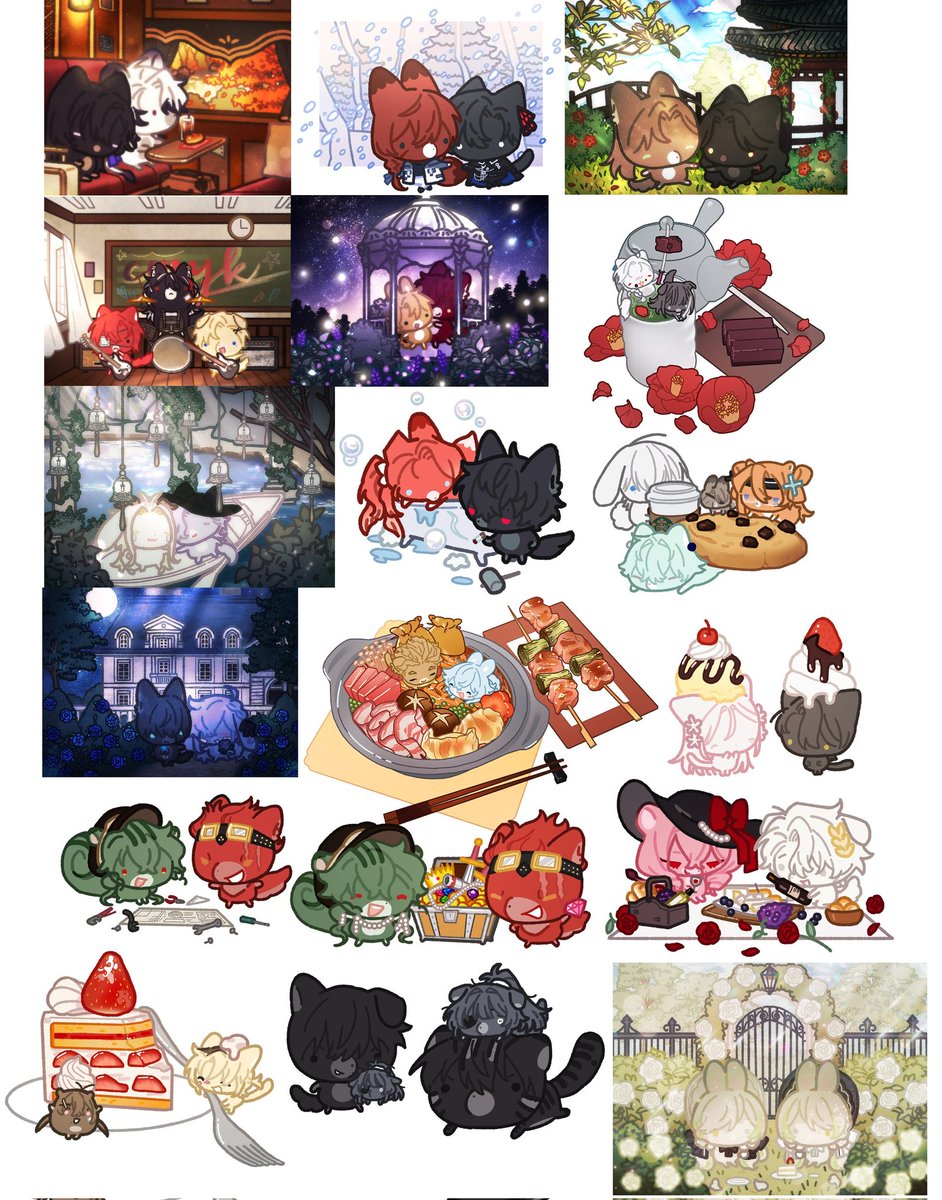 #RT 
탄핵 기념으로 RT 한 분 추첨하여 동글동물 타입 2인+복잡배경 작업해드립니다!
 다음주 중으로 추첨 하겠습니다!