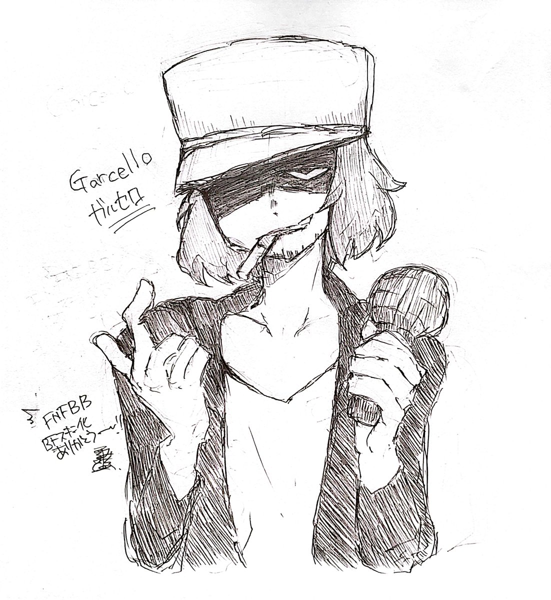 scp1171_issac's tweet photo. #みんなの推しの初描き絵と最近の絵を見せて欲しい
「Friday Night Funkin'
    Smoke 'Em Out Struggle」 より
Garcello

FNF'推しの1人ですが現在最初で最後なので
Garcelloまた描きたいですね。
#FNF  #FNFFA  #Garcello https://t.co/TwV7N4lUrx