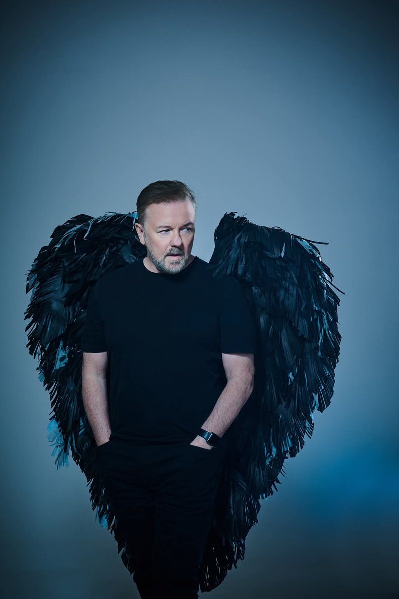 Chantel_CooperC's tweet photo. Finally got to see @rickygervais live last night, in Liverpool on his Mortality tour. This man is a comedy genius ❤️The best night. Brutal, honest, and the absolute best. #RickyGervais https://t.co/flmdo7RN41