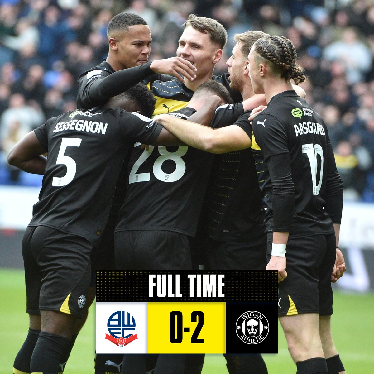 Derby Day delight for the Tics! 😍

#wafc ⚫️🟡