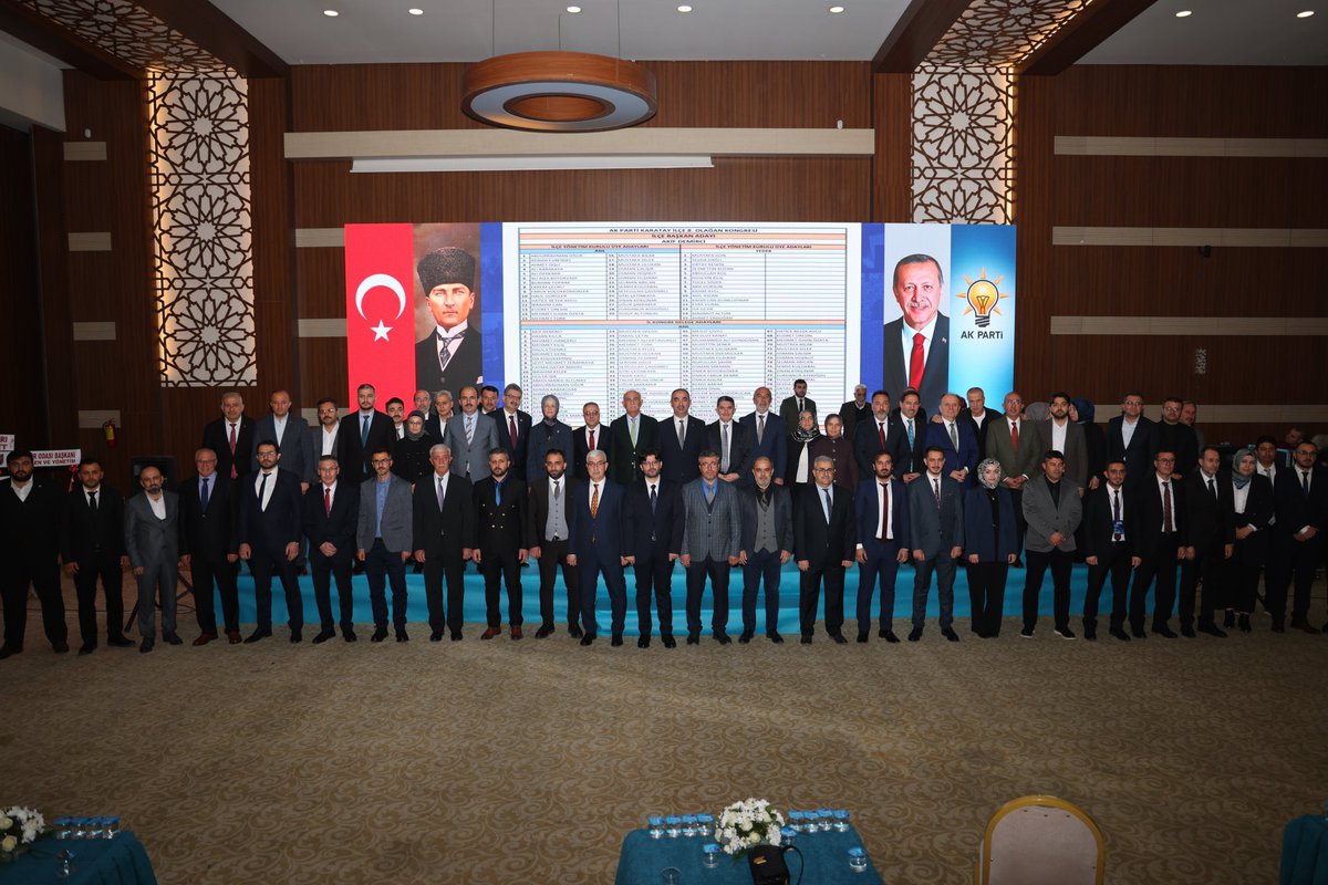 hkilca's tweet photo. AK Parti Karatay İlçe Başkanlığı’mızın 8. Olağan Kongresi hayırlı olsun. 

Görevi devreden, uzun yıllar birlikte çalıştığımız değerli dostum Mehmet Genç Beyefendiye ve yönetimine ilçemize ve teşkilatımıza katkıları için teşekkür ediyorum. Görevi devralan Akif Demirci Beyefendiye ve yönetimine muvaffakiyetler diliyorum. 

@akparti_karatay
@avakifdemirci 
@akkadinkaratay 
@akgenclikaratay