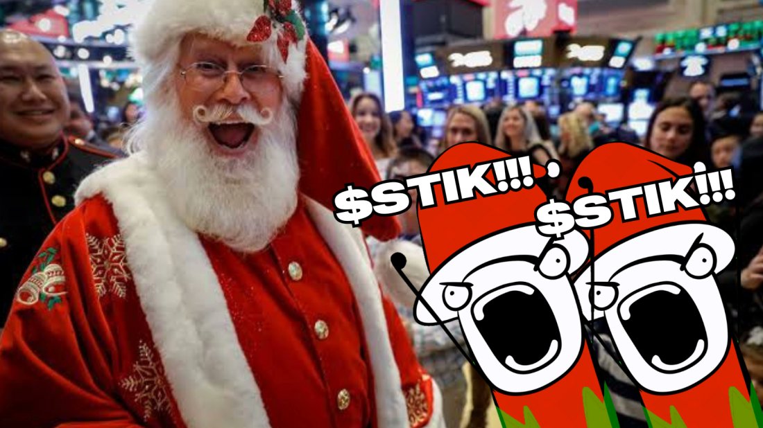STIKtoken's tweet photo. When Santa saw $STIK, he yelled 'HO HO HODL!!!' 🎅🚀 Forget coal, this year he’s stuffing stockings with gains 💰💥 #STIKItToTheMoon #SantaSaidBuy https://t.co/uZISsFv1bi