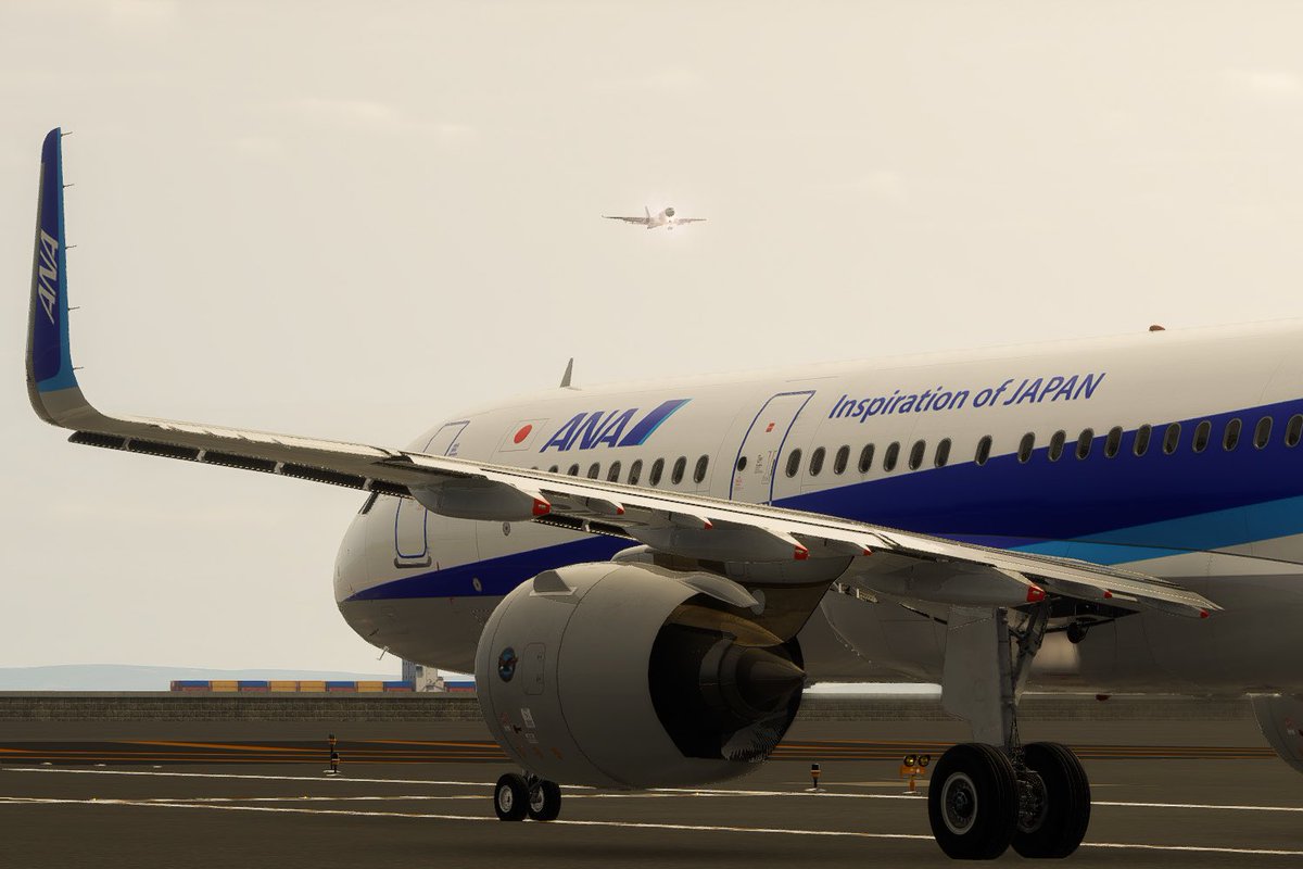 JapanAirVirtual's tweet photo. Spot the difference?
Both shots feature #ANA instead of #JAL !!
Even in virtual skies, a little friendly rivalry keeps us flying high on #VATSIM and #VATJPN !!
#JALv
#ANAv https://t.co/oo03WusZoO