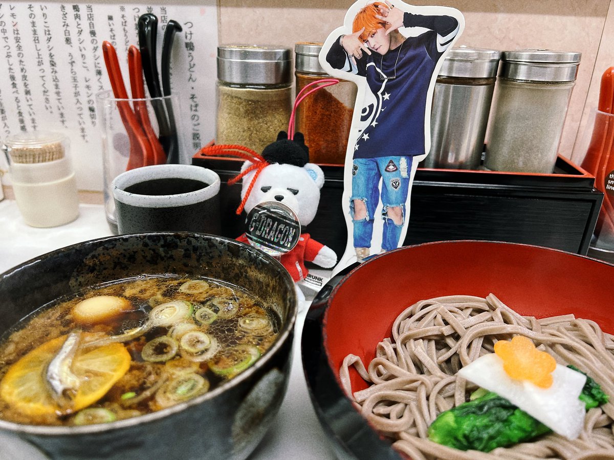tomo10mo04's tweet photo. じよんちゃんの蕎麦食べて🤤
おぬよんほしの聖地巡礼🩵笑
明日はLIVE楽しむーーー😚 https://t.co/FJlzRFHw60