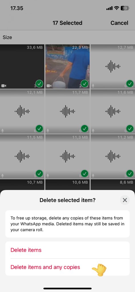 fiyowo's tweet photo. -

Buka WA > ke settings > cari Storage &amp; Data > Manage Storage

Abis disitu bakal nemu rc kaya difoto. Ini bakal manual karna harus hapusin satu satu kaya difoto 

Next> https://t.co/STy5jxsFsi