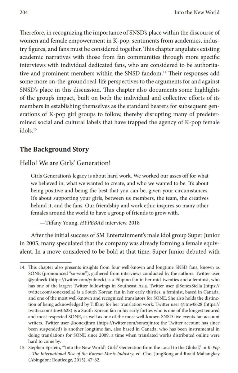 If you're interested to learn more about how and why #SNSD's debut #Kpop song #IntoTheNewWorld has become such a powerful protest anthem in SK, I cannot recommend this 2023 chapter by my wonderful colleague Erik Capistrano and his collaborator Kathlyn Ramirez enough!