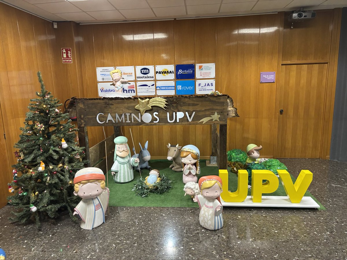 Eugenio Pellicer (@pellicereugenio) on Twitter photo Un año más <a href="/CaminosUPV/">Caminos UPV</a> <a href="/UPV/">Universitat Politècnica de València</a> ha montado su ya tradicional Belén Caminero 😀😀😀😀😀😀😀 esta vez más modesto por la catástrofe de hace unas semanas 😰😰😰
Os deseamos a todos una Feliz Navidad 🎄🎄🎄🎄🎄 y un nuevo año mejor que el que esta finalizando 🙏🏻🙏🏻🙏🏻🙏🏻🙏🏻 Un año más <a href="/CaminosUPV/">Caminos UPV</a> <a href="/UPV/">Universitat Politècnica de València</a> ha montado su ya tradicional Belén Caminero 😀😀😀😀😀😀😀 esta vez más modesto por la catástrofe de hace unas semanas 😰😰😰
Os deseamos a todos una Feliz Navidad 🎄🎄🎄🎄🎄 y un nuevo año mejor que el que esta finalizando 🙏🏻🙏🏻🙏🏻🙏🏻🙏🏻