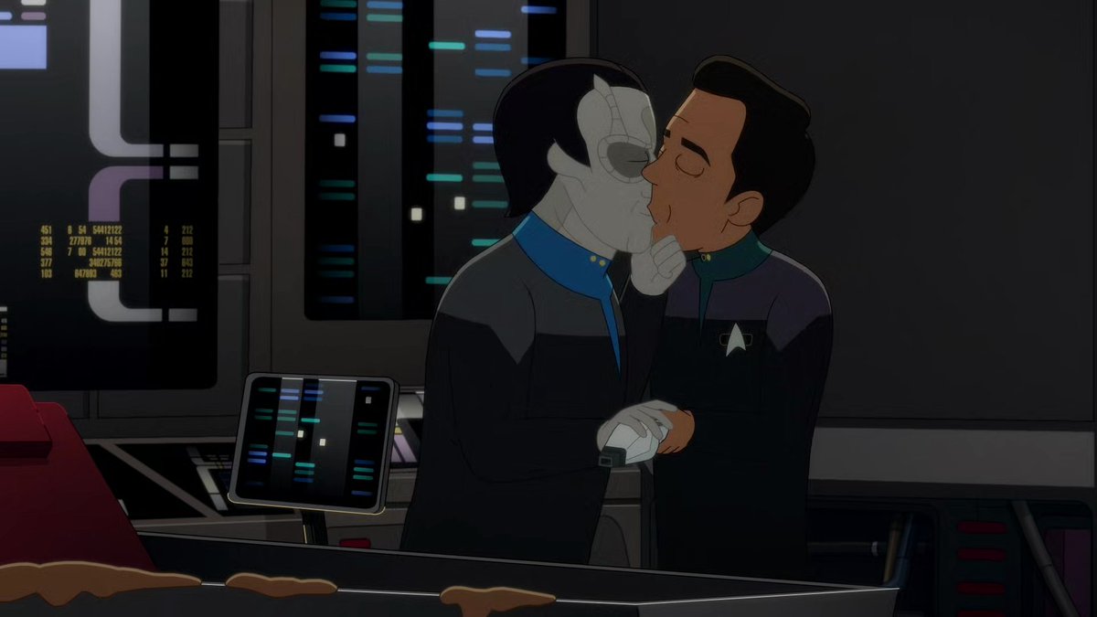 Lala_Sara's tweet photo. I have no trekkie friends left on twitter but I will still celebrate. we did it. we finally did it. They did it, Andy and Sid voiced them themselves. We all won. #FissureQuest #garashir https://t.co/Aoby72HK2r