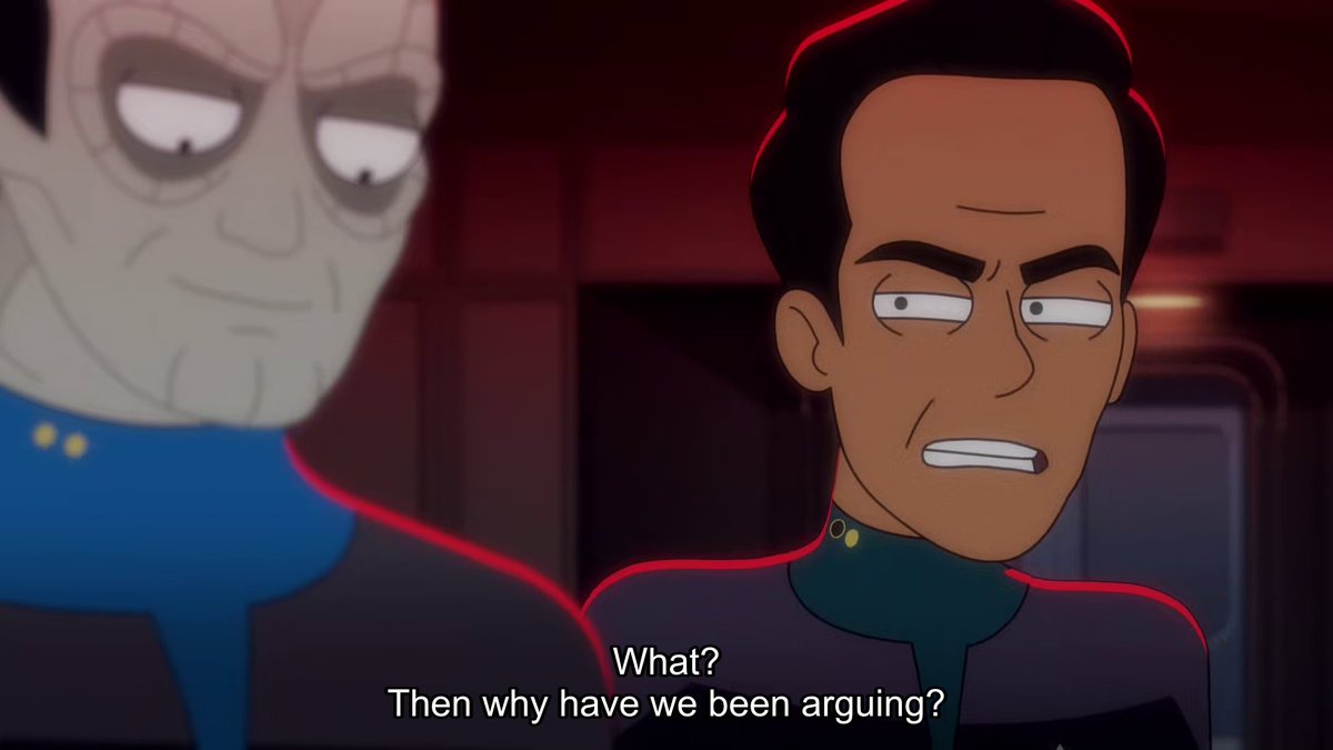 Lala_Sara's tweet photo. I have no trekkie friends left on twitter but I will still celebrate. we did it. we finally did it. They did it, Andy and Sid voiced them themselves. We all won. #FissureQuest #garashir https://t.co/Aoby72HK2r